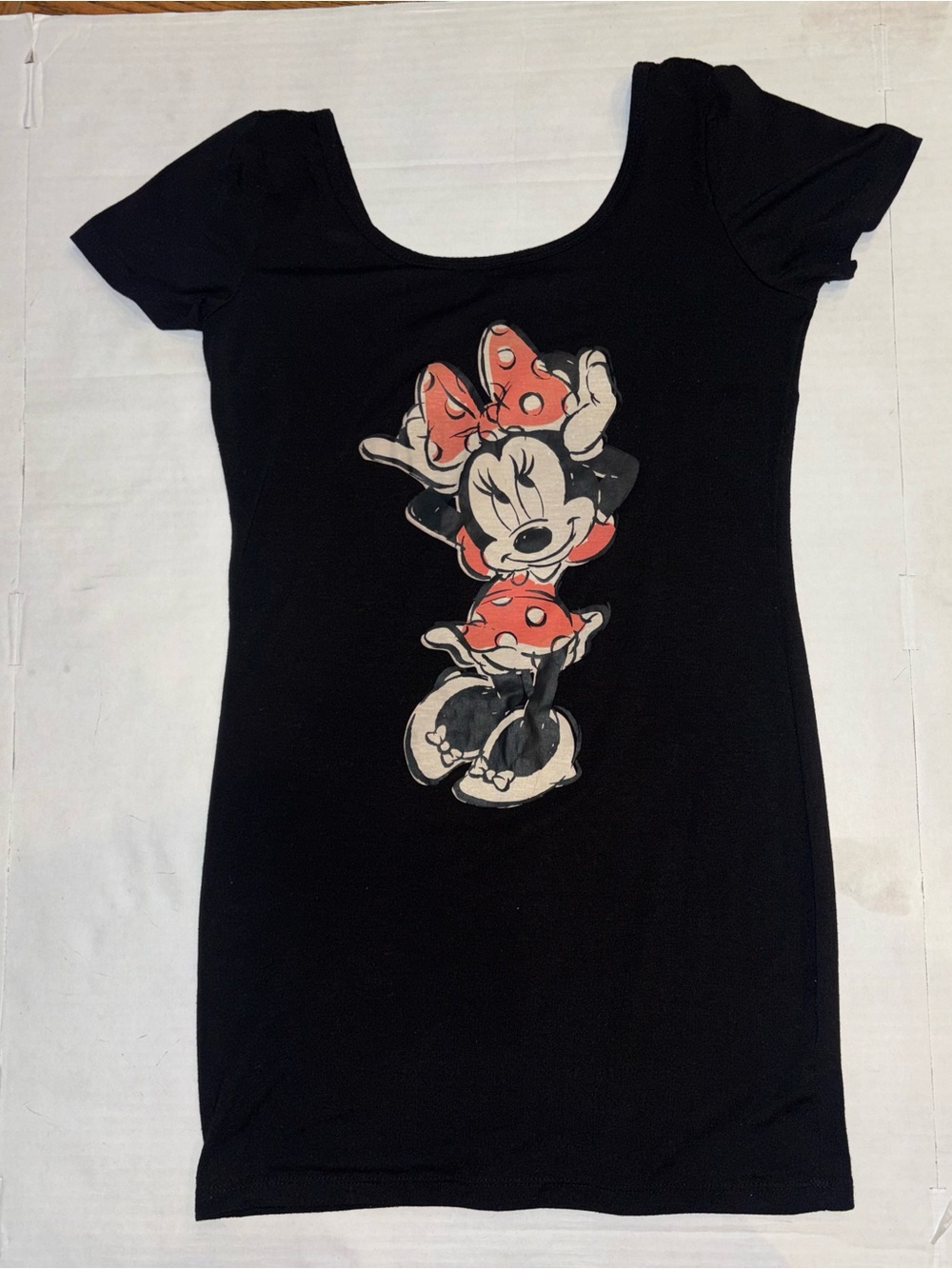 Disney Black Girls Minnie Mouse Polka Dot Dress with Red Accents